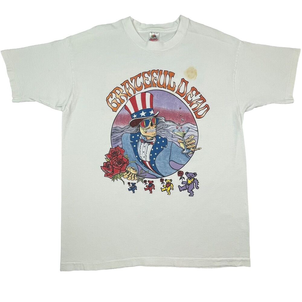 Vintage 1994 Grateful Dead Summer Tour with Traffic RARE Graphic Shirt USA XL